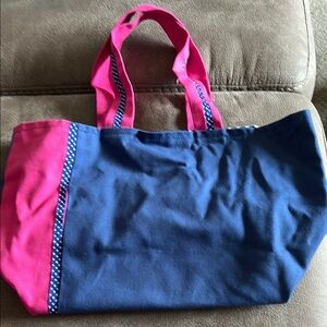 Pink and Blue Tote Bag